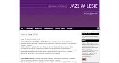 Desktop Screenshot of jazzwlesie.pl